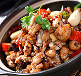 Sauce-braised Bullfrog (Spicy)<br>酱爆牛蛙(辣)