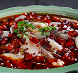 Boiled Fish Slices<br> in Hot Chili (Spicy)<br>沸腾鱼(辣)
