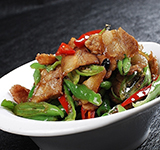 Sichuan Style <br>Twice-Cooked Pork(spicy)<br>川味回锅肉(辣)