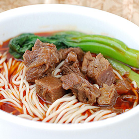 Sichuan-style Beef Noodles(Spicy)<br>川味牛肉面(辣)