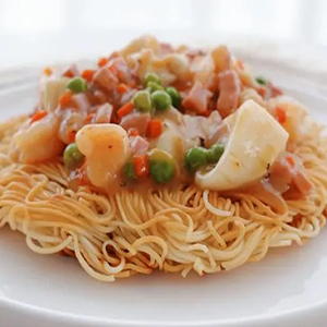 Assorted Pan-Fried Noodles<br>(Chicken/Beef/Shrimps)<br>什锦两面黄(虾/鸡/牛)